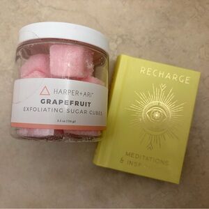 Recharge Meditations & Inspirations mini book + Harper & Ari sugar cubes bundle